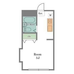 ワンルーム 間取り図