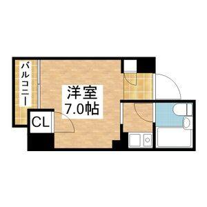 ワンルーム 間取り図