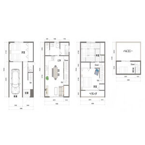 3LDK 間取り図