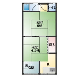 2K 間取り図