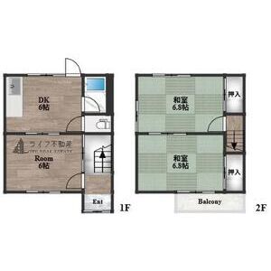 3DK 間取り図