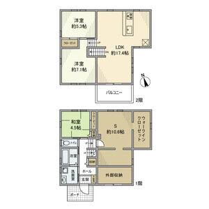 3LDK 間取り図