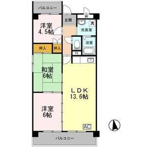 3LDK 間取り図