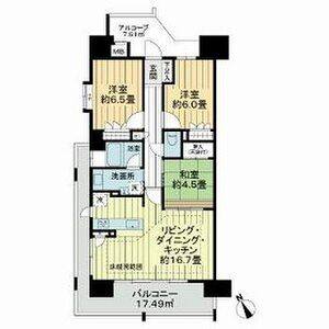 3LDK 間取り図