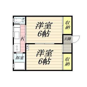 2K 間取り図