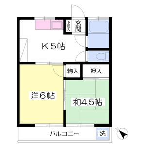 2K 間取り図