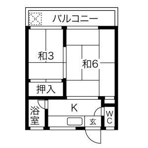 2K 間取り図