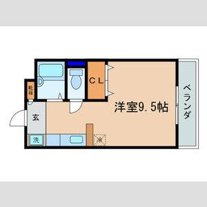 ワンルーム 間取り図