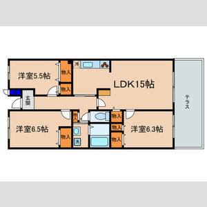 3LDK 間取り図