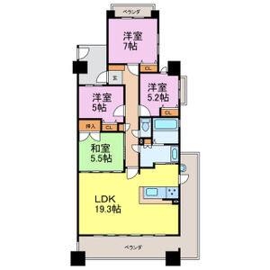 4LDK 間取り図