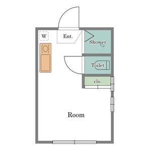 ワンルーム 間取り図