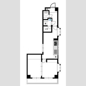 2DK 間取り図