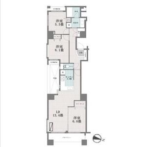3LDK 間取り図