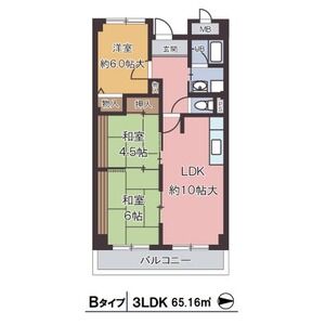 3LDK 間取り図
