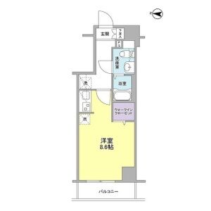 ワンルーム 間取り図