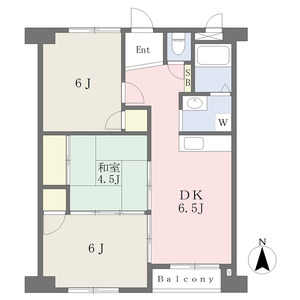 3DK 間取り図