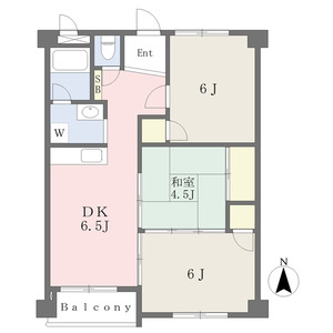 3DK 間取り図
