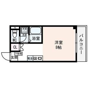 ワンルーム 間取り図