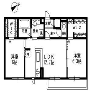 3LDK 間取り図
