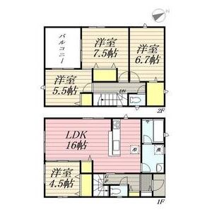 4LDK 間取り図