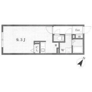 ワンルーム 間取り図