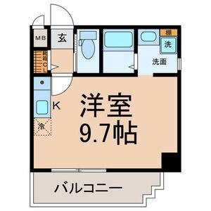ワンルーム 間取り図