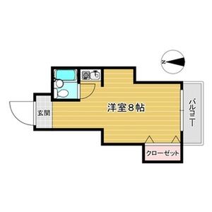 ワンルーム 間取り図