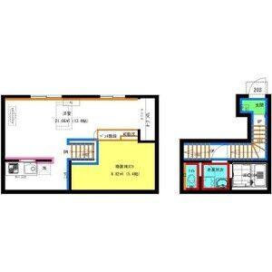 ワンルーム 間取り図