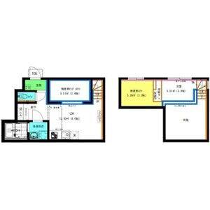 ワンルーム 間取り図