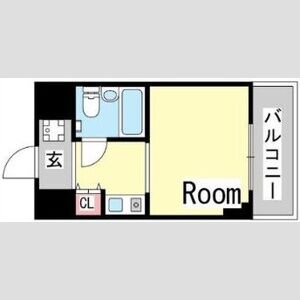 ワンルーム 間取り図