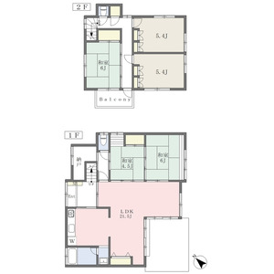 5LDK 間取り図