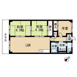 3LDK 間取り図
