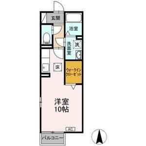 ワンルーム 間取り図