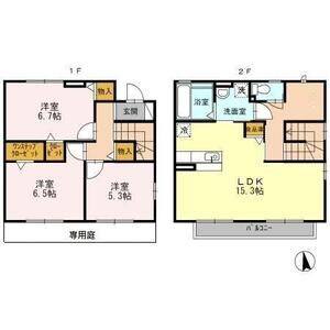 3LDK 間取り図
