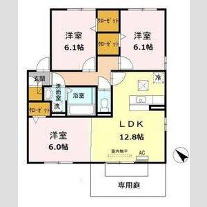 3LDK 間取り図