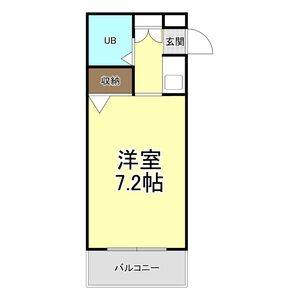 ワンルーム 間取り図