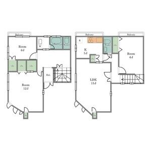 3LDK 間取り図