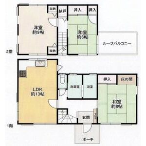 3LDK 間取り図