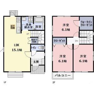 3LDK 間取り図