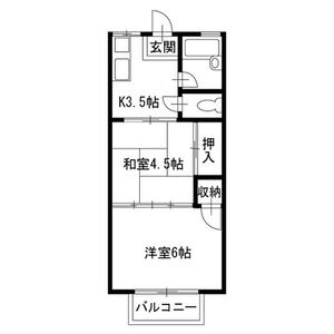 2K 間取り図