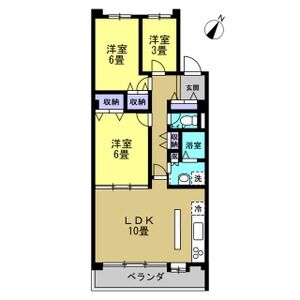 3LDK 間取り図