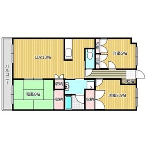 3LDK 間取り図