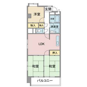 3LDK 間取り図