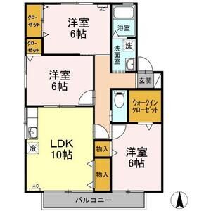 3LDK 間取り図