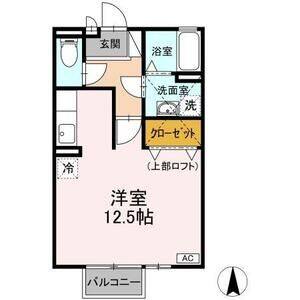 ワンルーム 間取り図