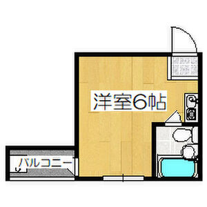 ワンルーム 間取り図