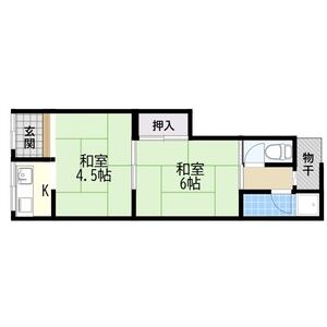 2K 間取り図