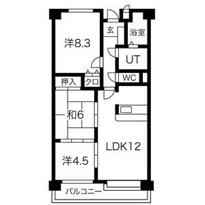 3LDK 間取り図