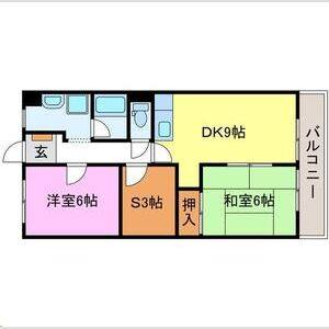 2DK 間取り図
