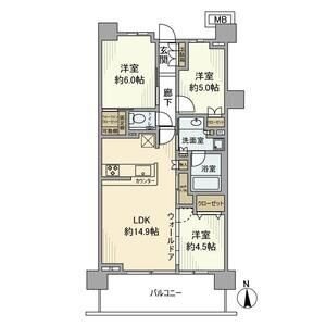 3LDK 間取り図